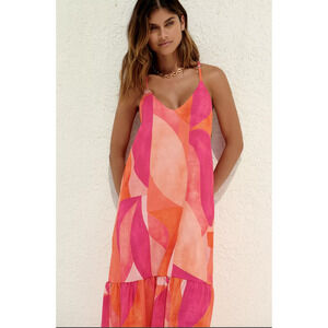 NWT Anthropologie Peixoto Cotton Maxi Dress - Large